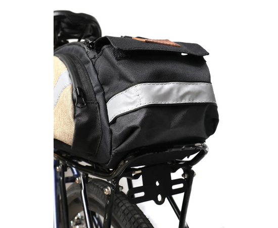 Велосумка на багажник Tim Sport Breeze (бежевый), Цвет: бежевый, изображение 2