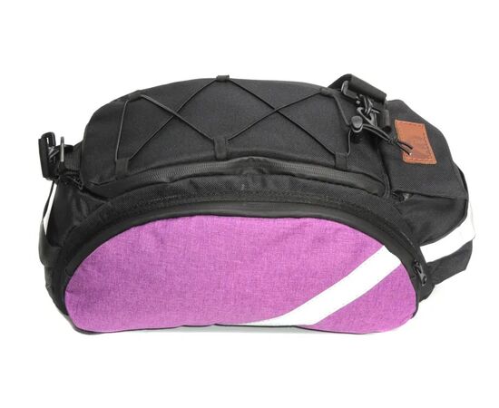 Велосумка на багажник Tim Sport Breeze (фиолетовый), Цвет: фиолетовый, изображение 3