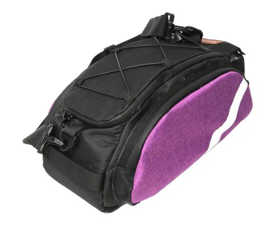 Велосумка на багажник Tim Sport Breeze (фиолетовый), Цвет: фиолетовый, изображение 6