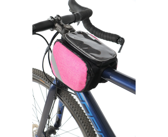 Велосумка на раму Tim Sport Swipe для телефона (розовый), Цвет: Розовый, Размер: XL