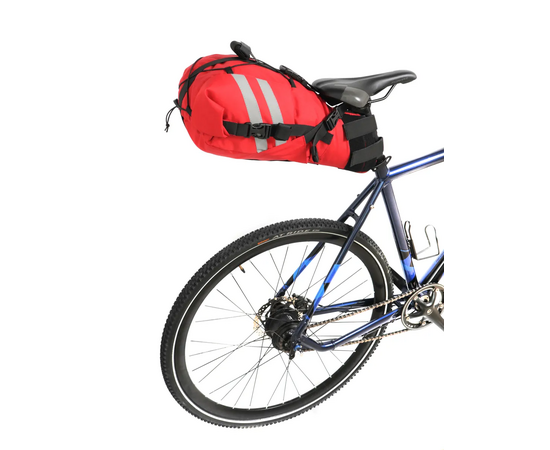 Велосумка под седло Tim Sport Putnik (красный), Цвет: красный, Размер: L, изображение 2