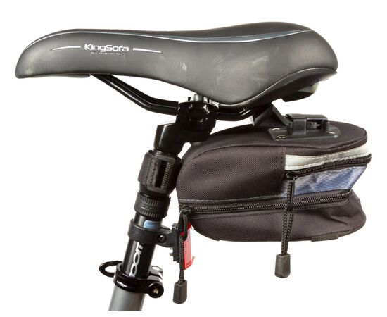 Подсумок M-Wave 5-122486 подседельный, быстросъемный, раскладной (чёрный/жёлтый), Цвет: жёлтый, Размер: L, изображение 2