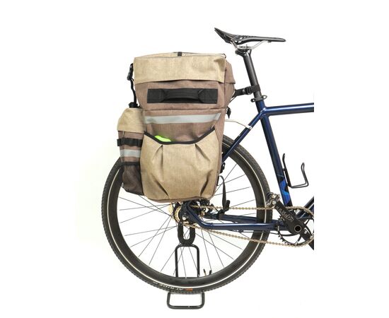 Велосумка-штаны на багажник туристическая Tim Sport Тахо-60 (бежевый), Цвет: бежевый