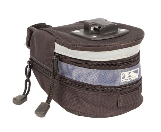 Подсумок M-Wave 5-122483 подседельный, быстросъемный, раскладной (чёрный/красный), Цвет: красный, Размер: L, изображение 4