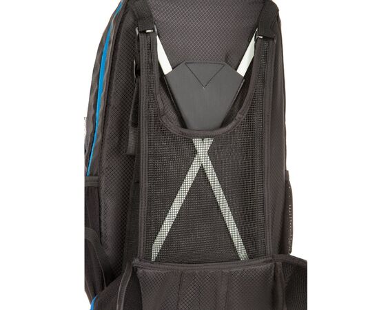 Рюкзак M-Wave 5-122634 облегчённый с дождевым чехлом (чёрный/синий), изображение 6