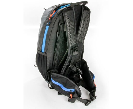 Рюкзак M-Wave 5-122634 облегчённый с дождевым чехлом (чёрный/синий), изображение 8