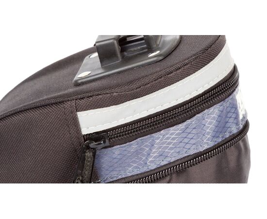 Подсумок M-Wave 5-122483 подседельный, быстросъемный, раскладной (чёрный/красный), Цвет: красный, Размер: L, изображение 7