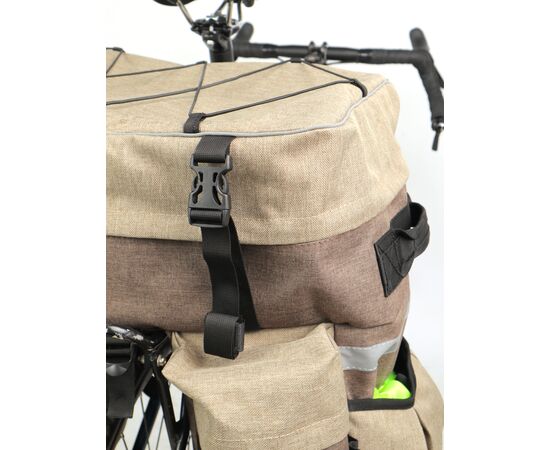 Велосумка-штаны на багажник туристическая Tim Sport Тахо-60 (бежевый), Цвет: бежевый, изображение 4