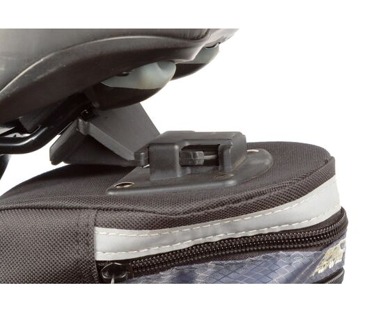 Подсумок M-Wave 5-122484 подседельный, быстросъемный, раскладной (чёрный/синий), Цвет: синий, Размер: L, изображение 5