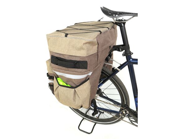 Велосумка-штаны на багажник туристическая Tim Sport Тахо-60 (бежевый), Цвет: бежевый, изображение 2