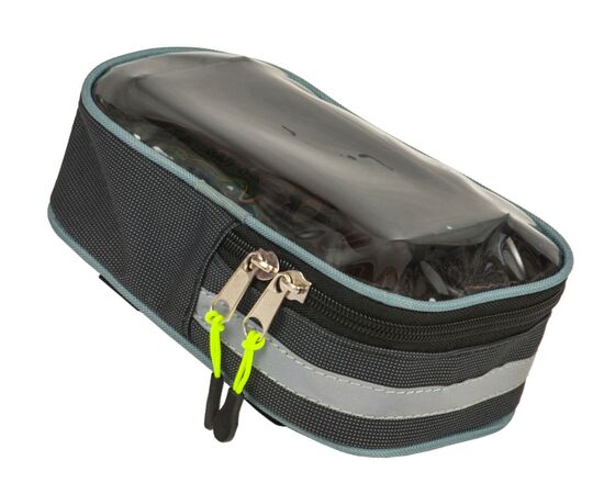 Велосумка Course Боксер на руль для мобильного телефона (серый), изображение 6