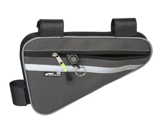 Велосумка Course Мастер под раму средняя (серый), Цвет: серый, изображение 4