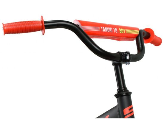 Детский велосипед Stark Tanuki 18 Boy (2021, черный/красный), изображение 2