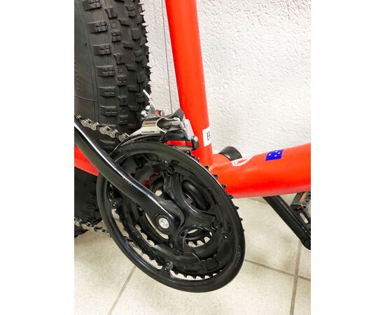 Велосипед Black One Monster 26 D (красный/белый), изображение 5