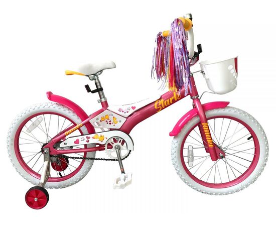 Детский велосипед Stark Tanuki 18 Girl (2020, розовый/белый)