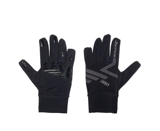 Перчатки JAFFSON WCG 43-0481 (чёрный/серый), Цвет: черный, Размер: M