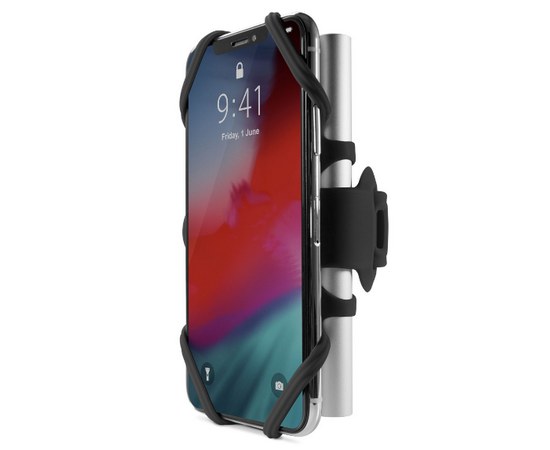 Держатель для смартфона универсальный 4"-6.5" на вынос BONE BIKE TIE PRO PACK 07-181210 (чёрный), изображение 2