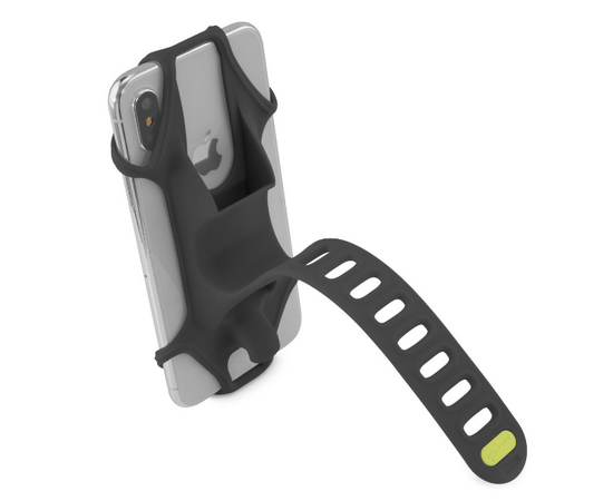 Держатель для смартфона универсальный 4"-6.5" на руль BONE BIKE TIE 2 07-180010 (чёрный), Цвет: черный, изображение 7