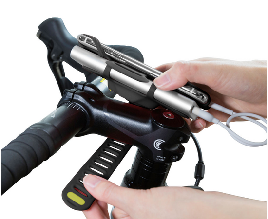 Держатель для смартфона универсальный 4"-6.5" на вынос BONE BIKE TIE PRO PACK 07-181210 (чёрный), изображение 6