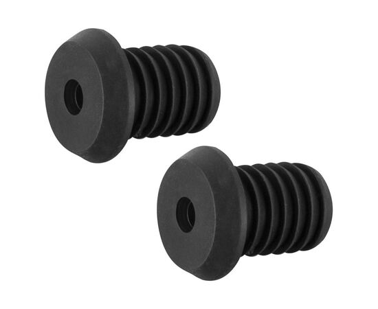 Ручки руля резиновые Force BMX145 382085 (чёрно-серые), Цвет: серый, изображение 2