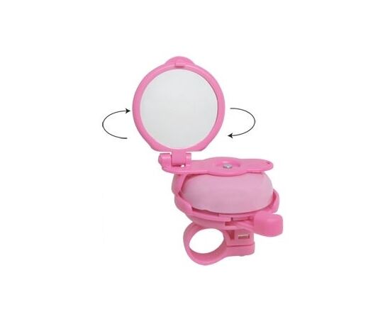 Звонок для велосипеда Force 230318 "Зеркальце" (розовый), изображение 3