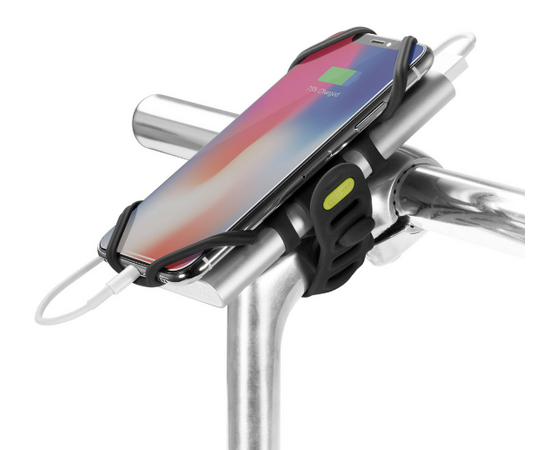 Держатель для смартфона универсальный 4"-6.5" на вынос BONE BIKE TIE PRO PACK 07-181210 (чёрный), изображение 8