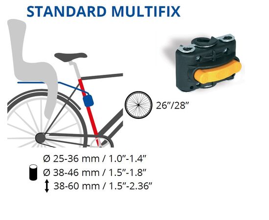 Велокресло для перевозки детей сзади Bellelli Pepe (тёмно-серый), изображение 6 Велокресло для перевозки детей сзади Bellelli Pepe (тёмно-серый), изображение 6
