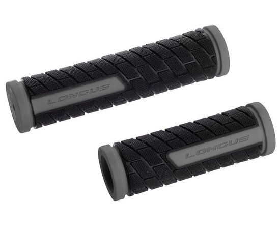 Ручки руля Longus GRID SHIFT 38256 (чёрный/серый), Цвет: Серый