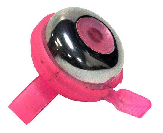 Звонок для велосипеда Joykie 33AD-03 D-45мм (розовая база), Цвет: Розовый