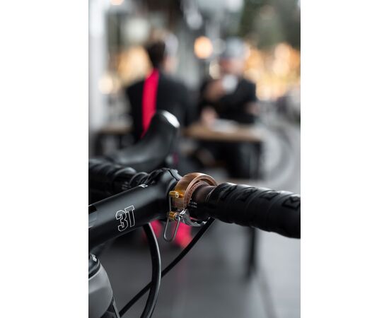 Велозвонок Knog OI Lux большой (золотистый), Цвет: оранжевый, изображение 2
