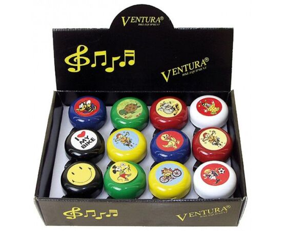 Звонок для велосипеда детский Ventura 5-420113 (цвета в ассортименте), изображение 2