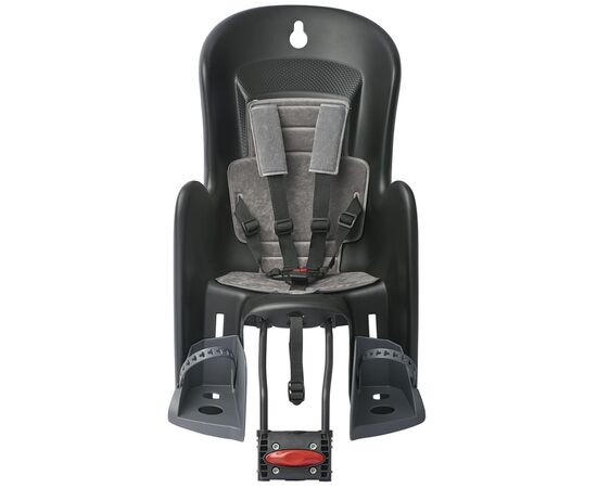 Кресло для перевозки детей на велосипеде Polisport Bilby Maxi FF (чёрный/тёмно-серый), изображение 2