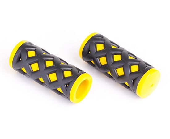 Грипсы HY-503-3G L-75 (чёрный/жёлтый), Цвет: Жёлтый
