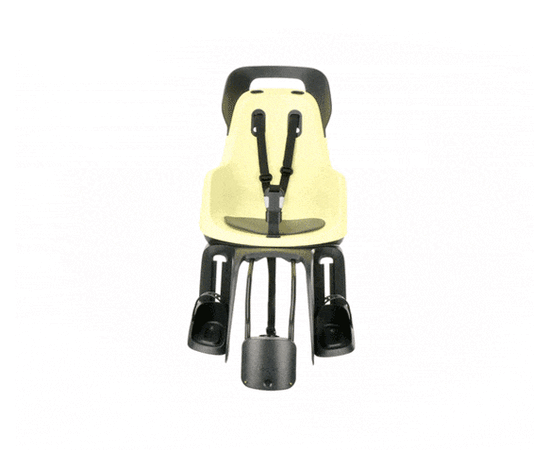 Детское велокресло Bobike GO Maxi Frame 8012400001 (лимонный сорбет), Цвет: жёлтый, изображение 7