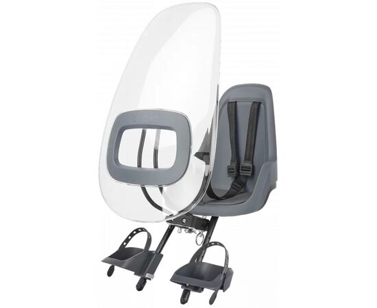 Ветровое стекло для велокресла Bobike GO Mini 8015600005 (серый), Цвет: серый