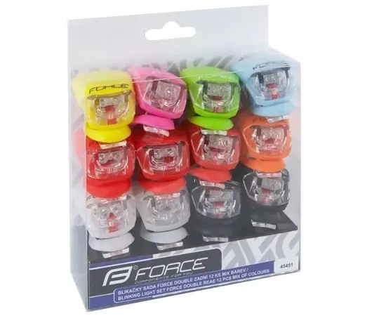 Маячок задний Force DOUBLE 45451 1 шт. (цвета в ассортименте), изображение 2