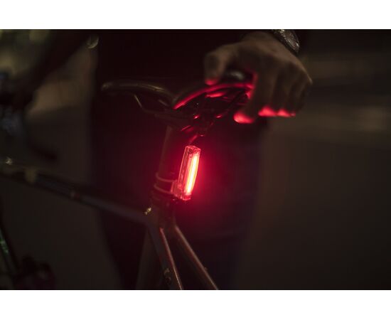 Фонарь велосипедный задний Knog Plus USB (чёрный), изображение 6