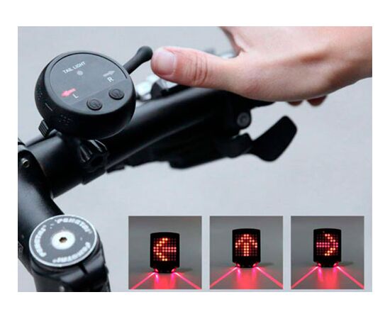 Задний фонарь для велосипеда с указателем поворота YGC-07, изображение 9