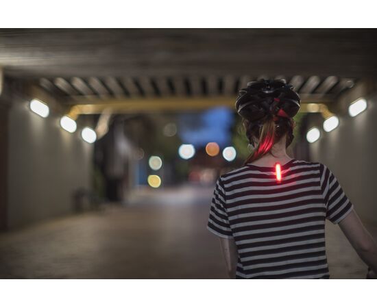 Фонарь велосипедный задний Knog Plus USB (чёрный), изображение 8