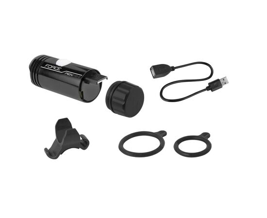 Освещение переднее Force PEN MINI 150LM USB 451712, изображение 2