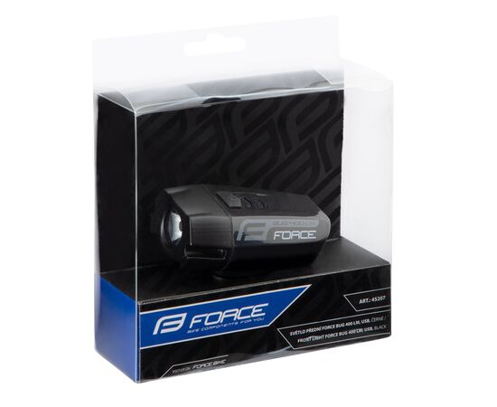 Освещение переднее Force BUG 400LM USB 45207, изображение 3