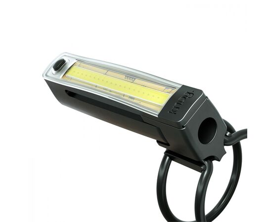 Фонарь велосипедный передний Knog Plus USB (чёрный), изображение 2