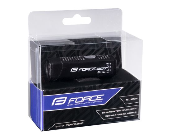 Освещение переднее Force DOT 300LM USB 451708, изображение 3