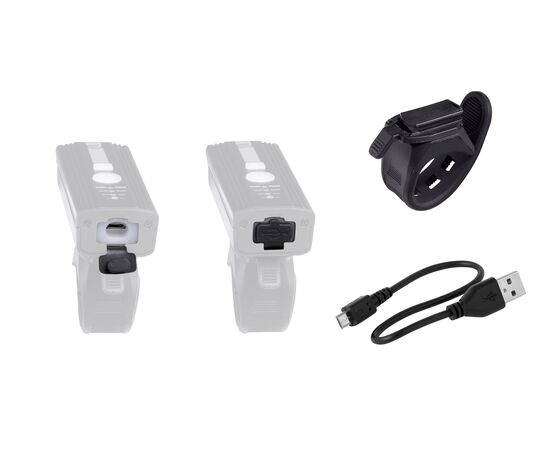 Освещение переднее Force ALERT 350LM USB 45176, изображение 2