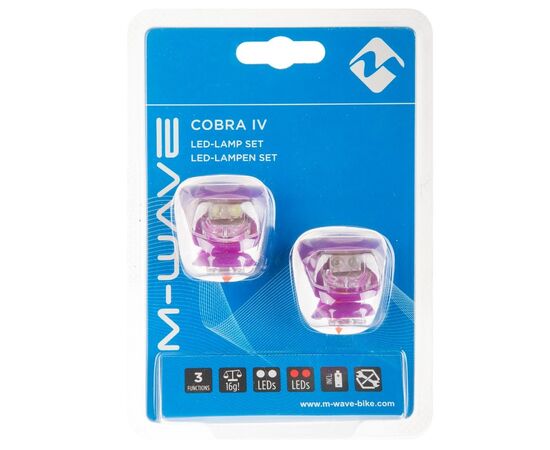 Фонарики M-WAVE COBRA IV 5-220639 (фиолетовый), Цвет: фиолетовый, изображение 2