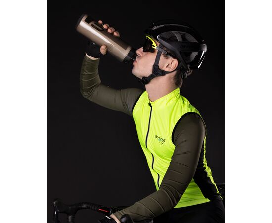 Велобутылка Force QUART 2509084 900мл (прозрачно/черная), Цвет: черный, Объём: 900, изображение 2