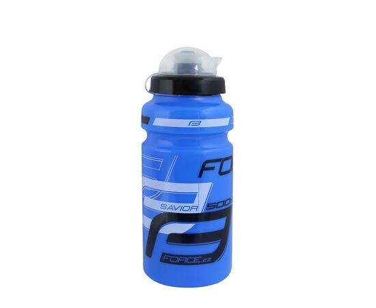 Велобутылка Force SAVIOR ULTRA 250755 500мл (сине/бело/черная), Цвет: синий, Объём: 500