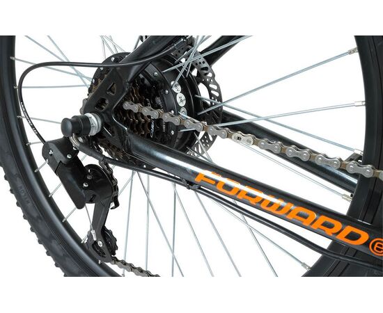 Электровелосипед Forward CYCLONE PLUS 26 E-500 (темно-синий), Цвет: синий, Размер рамы: 17", изображение 6