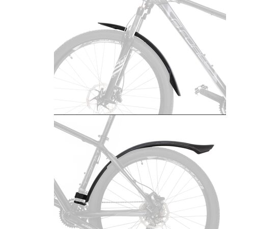 Комплект брызговиков Force GRAND 24 - 29" 89904 (чёрный), изображение 3 Комплект брызговиков Force GRAND 24 - 29" 89904 (чёрный), изображение 3