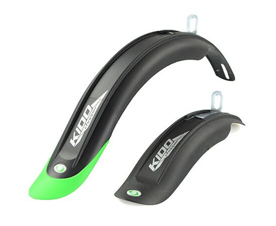 Щитки для велосипеда SIMPLA KIDO SDL 20" (чёрный/зелёный), Цвет: зелёный